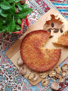عکسی از دستور کیک گردویی