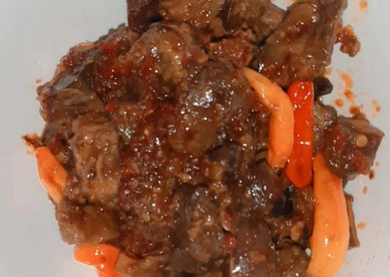 Sambal goreng ati ampela non MSG