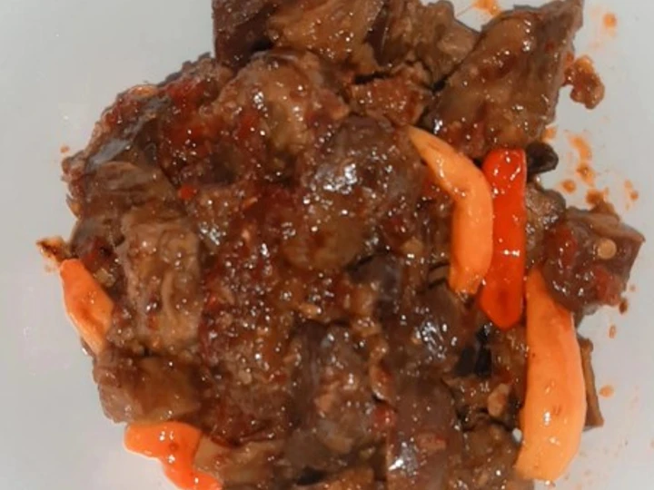 Cara Sederhana Membikin Resep  Sambal goreng ati ampela non MSG yang Menggugah Selera, Bikin Ketagihan