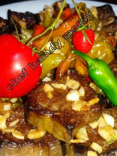 صورة لوصفة باذنجان مشوي