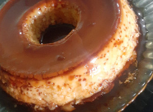 Una foto de Flan casero