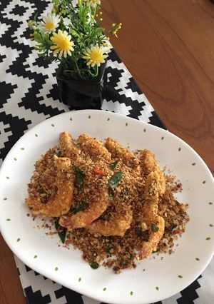 Foto resep Udang Goreng Gandum ala Singapore