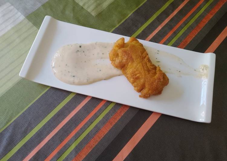 Merluza en tempura de cerveza con mayonesa alljulivert