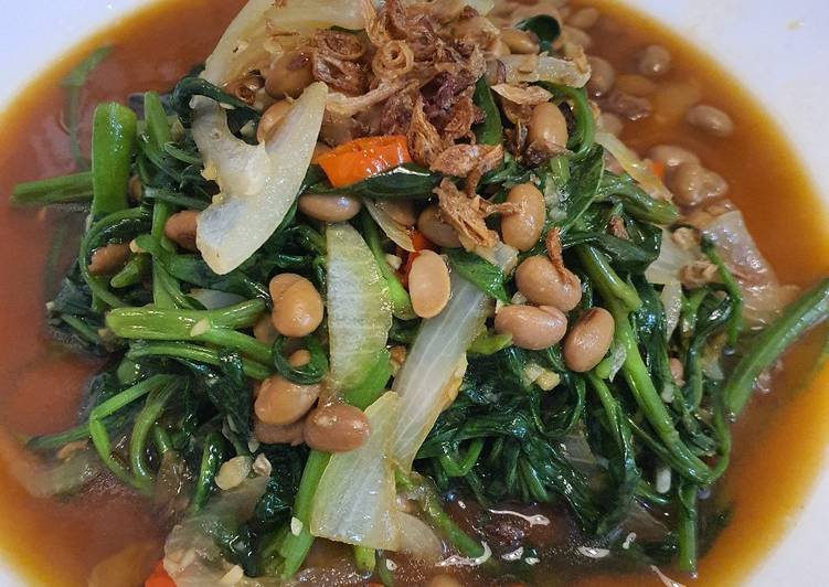 Resep Cah kangkung taoco murah meriah, Menggugah Selera