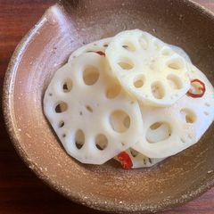 A picture of Sweet & Sour Lotus Root.