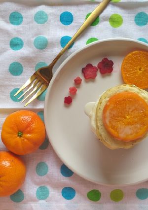 A picture of Poppy seed & Citrus Pancakes.