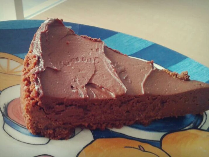 Easy Ways Prepare|Recipe} Chocolate &amp;amp; Carob Cheesecake the So Delicious, Tasty