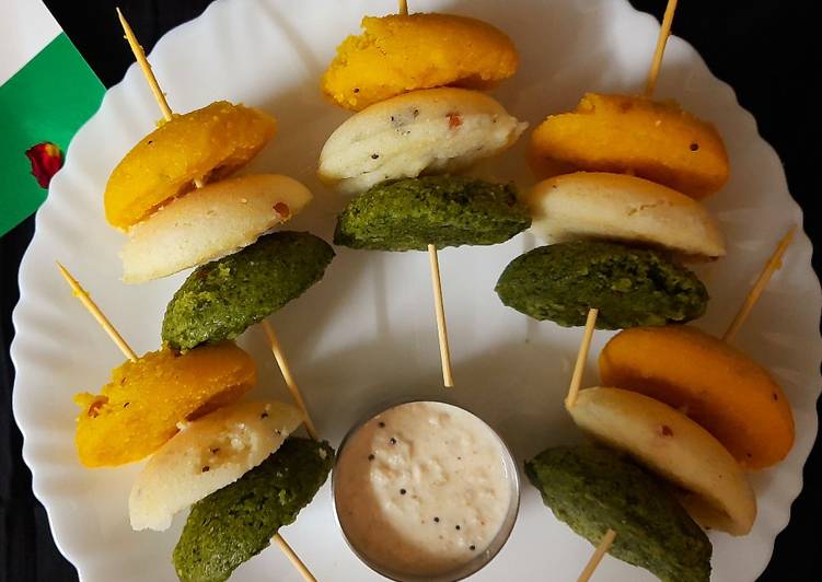 Step-by-Step Guide to Prepare Quick Tri colour Rava idli