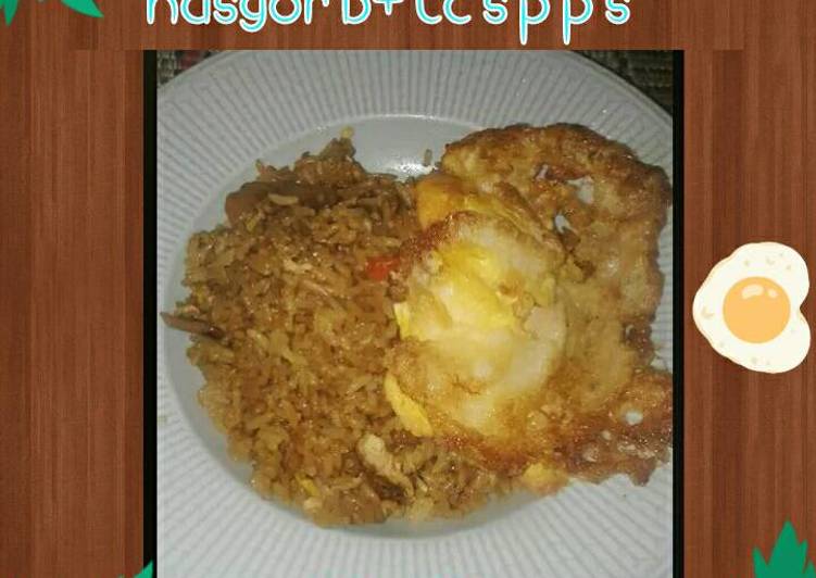 How to Prepare Tasty Nasi goreng bakso+telur ceplok🍳 super pedas spesial🍛
