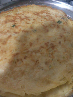 Una foto de Tortilla rápida de cebolla