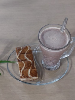 عکسی از دستور شیر نارگیل شکلاتی