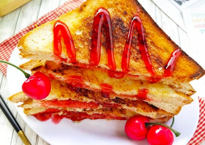 Resep Roti Bakar Selai Strawberry Oleh Bunda Ela Cookpad