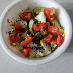 A picture of Egg and Avocado salad.
