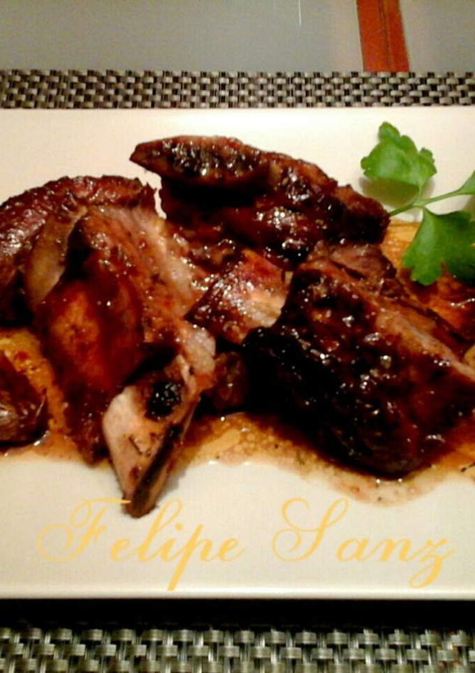 Una foto de Costillas de ternera al horno
