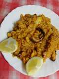 Arroz con pulpo