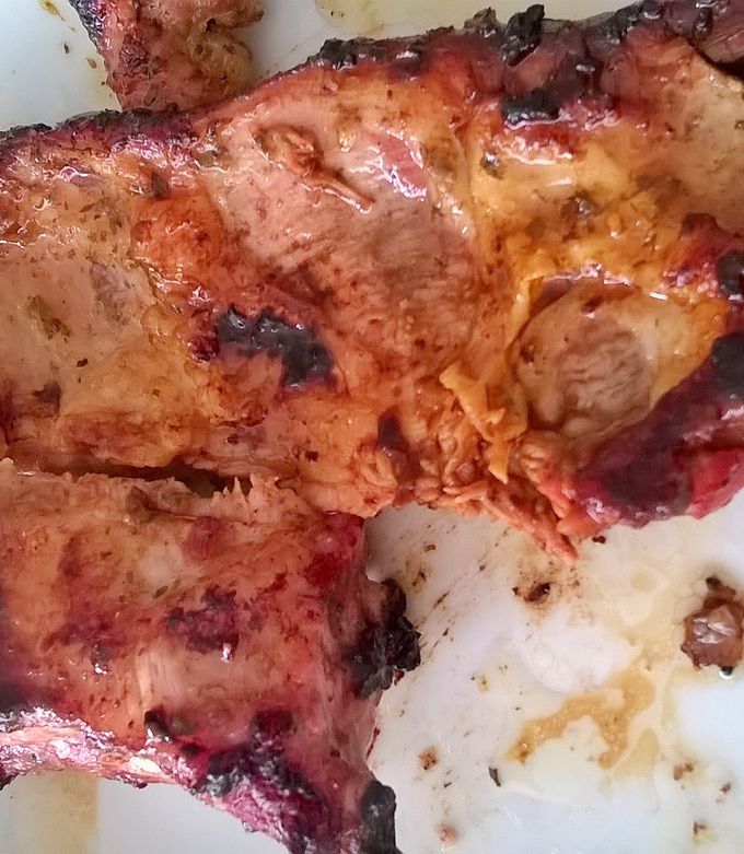 Una foto de Pechito de cerdo al horno