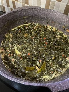 Foto resep Gulai daun singkong teri