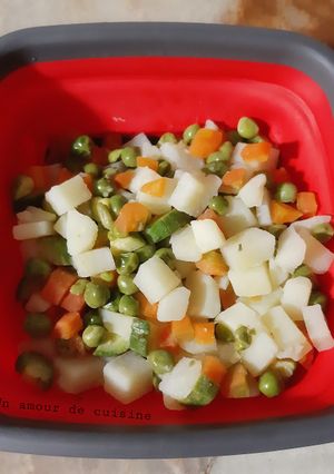 Une photo de Macédoine de légumes maison 🍴