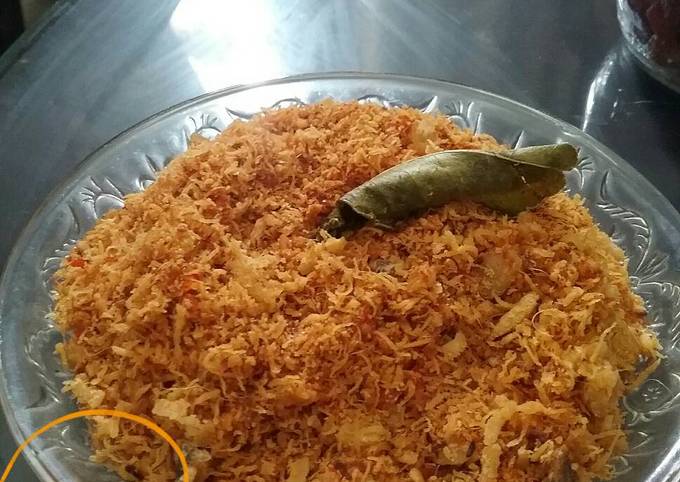 Resep Abon kelapa (serundeng gurih) yang Enak