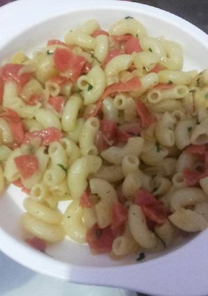 Foto resep Macaroni sosis batita