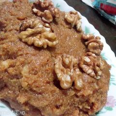 A picture of Akhroti Halwa ❤.