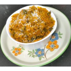 A picture of Cabbage Thoran (Kerala Style).
