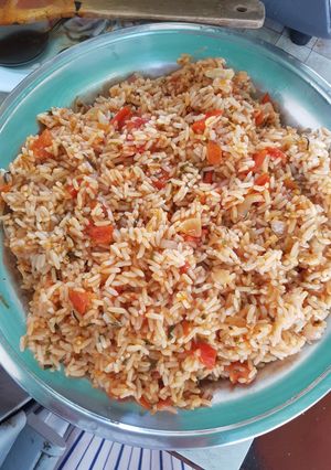 صورة لوصفة رز بالطماطم