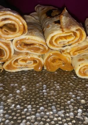 Una foto de Panqueques con Dulce de Leche 😍