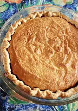 Una foto de Tarta de frambuesas y frangipane