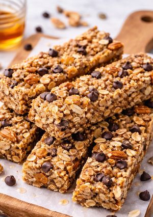 A picture of Homemade Granola Bars.