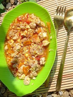 Foto resep Ayam telur rica2 (menu diet no hambar)