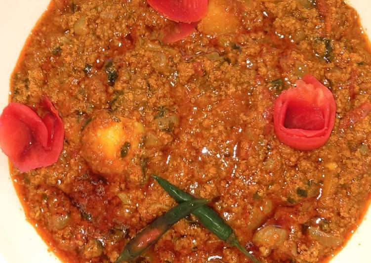 Mince meat curry
