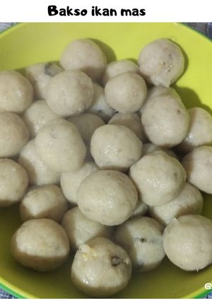 Foto resep Bakso ikan mas homemade
