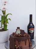 Pastel de chocolate y baileys