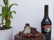 Una foto de bizcocho de baileys