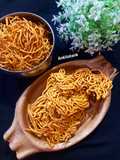 Crispy and spicy gram flour Gathiya