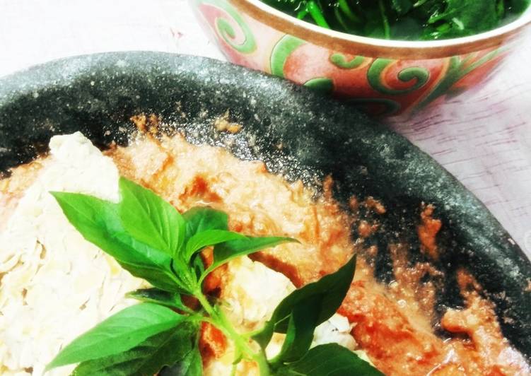 Sayur Bayam Sambal Tempe