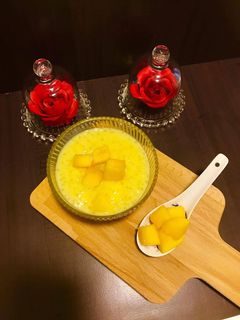 Hình của món Mango sago.