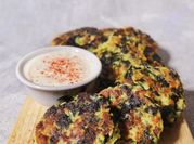 A picture of zucchini fritters