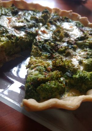 Una foto de Tarta de brócoli