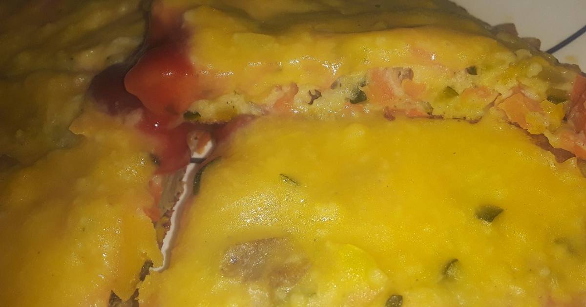 Tortilla de papa criolla calabacín y zanahoria🥔🥕🥒🥘 Receta de Natalie