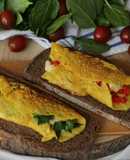 Tortilla Francesa Rellena Sin Huevo y SIN Gluten