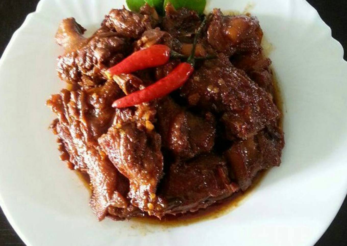 Bebek bumbu kecap pedas