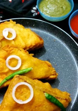 ब्रेड पकोड़ा (braed pakoda recipe in Hindi) रेसिपी मुख्य फोटो