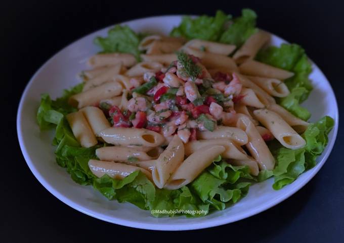 Easiest Way to Prepare Homemade Shrimp in Mayo &amp; Pasta Salad