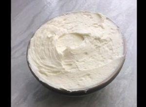 Une photo de La crème au beurre