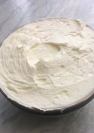 Une photo de La crème au beurre