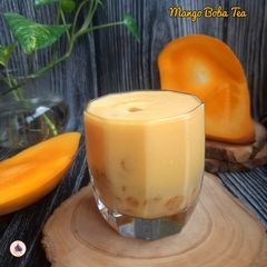 A picture of Mango Boba Tea.