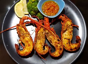 Foto resep Lobster Panggang (simple) - Garlic Lemon Butter Lobster