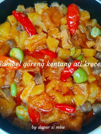 Cara Mudah Membuat Resep Sambel goreng kentang ati krecek bumbu instan yang Bisa Manjain Lidah Anti Ribet, Lezat